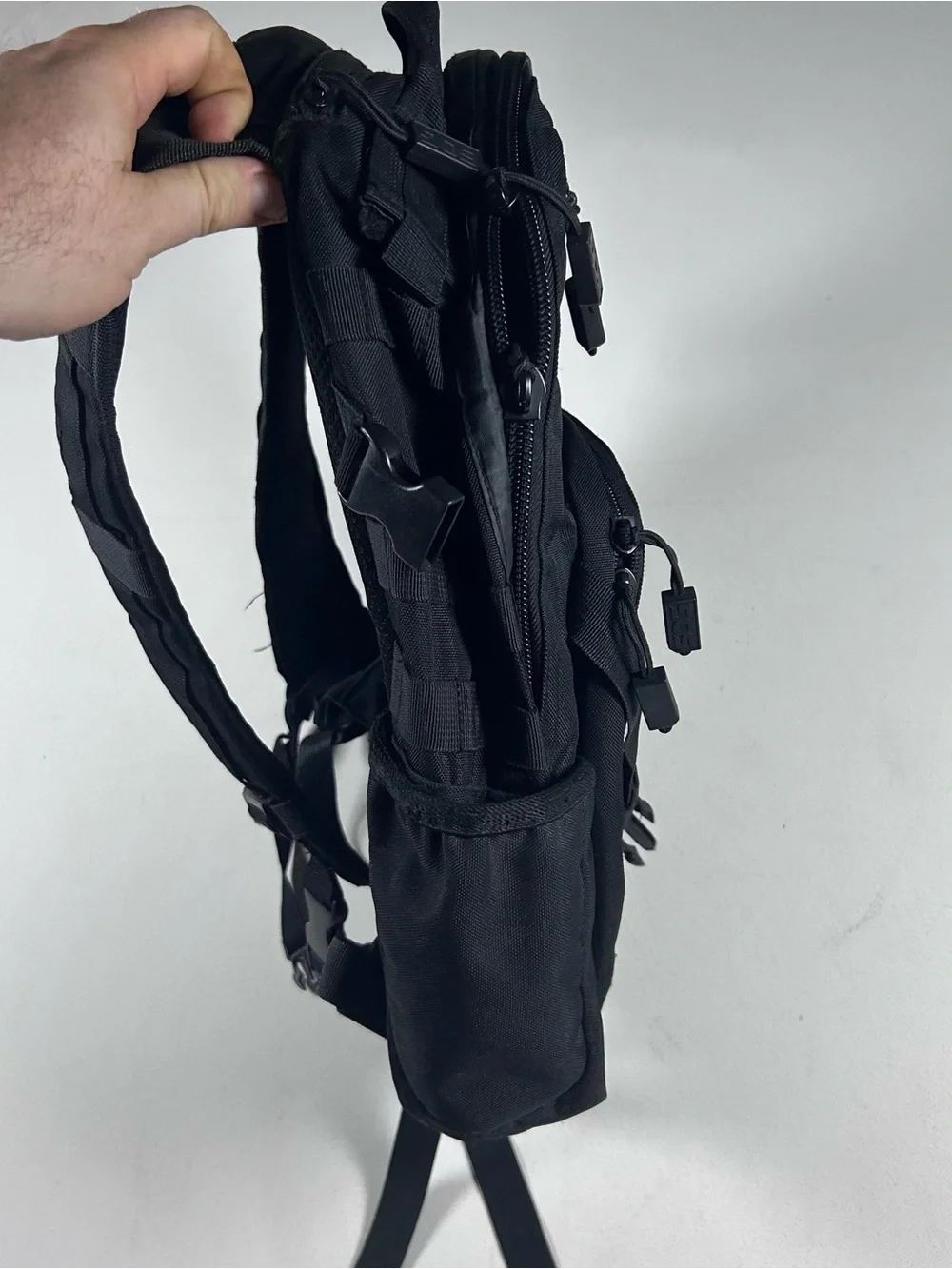 SOG Tactical Black Backpack Ninja Day Pack Storage Bugout Military